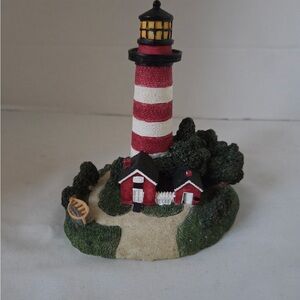 American Heritage 1996 Assateague Island Light, Virginia, Resin 1833 Lighthouse
